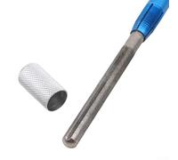 Honseadek Pocket Sharpener Telescopic Sharpening Tool for Fishing Hooks Kitchen Knives Outdoor Camping Blue Portable Pen Style with Clip