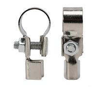 Honseadek Professional Battery Terminal Connectors, Pure Brass Cable Clamps Set, High Conductivity Vehicle Power Connection Kit, 16-18mm Diameter