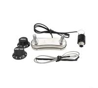 Honseadek PS700 Acoustic Guitar Pickup | 68x20x31mm, Silver Finish, Passive EQ Preamp Piezo System With 500K Volume And Control Knobs