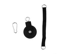 Honseadek Pulley System Gym Silent Nylon Fitness Swivel Pulley Wheel with Hanging Strap(90 nylon)