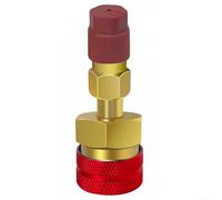 Honseadek Quick Couplers Adapter Kit for R1234YF to R134A Conversion - High/Low Side Automotive A/C Charging Tool with Brass Connectors Compatible(HIGH PRESSURE)