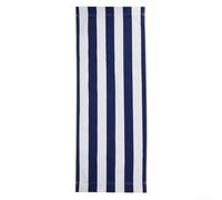 Honseadek Recliner Replacement Fabric, Folding Beach Chair Cover, Deck Lounger Sun Replacement Cloth, White Blue Striped, Polyester Chairs 120X44cm(1pc)
