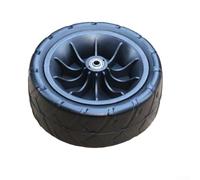 Honseadek Replacement Utility Wheel for Camping Cart 8 Inch 20x7.5 cm PU Solid Tire 190mm Diameter 8mm Axle Hole Compatible with Outdoor Wagon B(7CM)