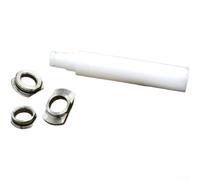 Honseadek Road Mountain Bike Bottom Bracket Extractor, 24Mm 25Mm 26Mm 27Mm 28Mm 29Mm 30Mm Puller, Stainless Steel Center Axle Disassembly Kit(White)