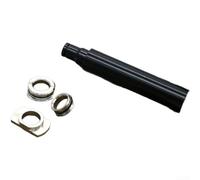Honseadek Road Mountain Bike Bottom Bracket Extractor, 24Mm 25Mm 26Mm 27Mm 28Mm 29Mm 30Mm Puller, Stainless Steel Center Axle Disassembly Kit(Black)
