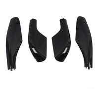 Honseadek Roof Rack Rail Bar End Cover Shell ABS Black 4pcs Set Replacement for Land For Cruiser LC100 1998-2007 Front Rear Left Right Rail Bar End Protectors