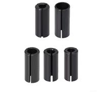 Honseadek Router Collet Adapter Set Carbon Steel Reduction Sleeve For CNC Engraving Machine Chuck 12mm To 6mm 12.7mm To 8mm Precision Milling Bit Holder Woodworking Router Tool Kit