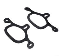 Honseadek Rubber Spur Straps for Horse Riding Boots, Black Equestrian Spur Retainers and Tie Down Belts, Training Accessories to Keep Spurs in Position, 1 Pair
