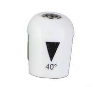 Honseadek Rust-Resistant Stainless Steel High-Pressure Nozzle Set - Color-Coded 0°/15°/25°/40° Spray Patterns, 1/4" Quick-Connect Fitting, Heavy-Duty Garden & Yard(WHITE)