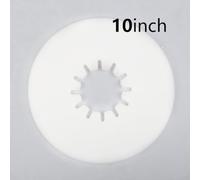 Honseadek Rv 5th Wheel Lube Plate 10 and 12 Sizes Hdpe Material for Smooth Turning and Wear Protection on Camper Hitch (10INCH)