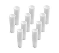 Honseadek Sandblaster Nozzles, 3.2mm Ceramic Sandblasting Tips, 10 Pack White Earthenware Nozzles, Industrial Sand Blasting Equipment, Valve Type Compatible