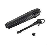 Honseadek Seatpost Style Bicycle Mudguard Adjustable Fit Fender Black | Lightweight PP Construction Fast Detach Mechanism Enhanced Curve Shield for MTB Road Cycles Cycling Essentials Mud