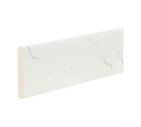 Honseadek Self Skirting Board Flexible Wall Trim Moulding PVC Corner Protector Strip Decorative Door Frame Edging For DIY Home(white)