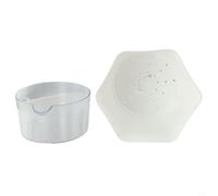 Honseadek Self-Watering Clear Plastic Plant Pot - UV-Stable Flower Pot with Visible Water Reservoir, Non-Deformable Base, Suitable for Indoor Gardening & Decor(L)