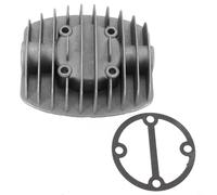 Honseadek Silent Oil-Free Air Compressor Cylinder Head Cast Aluminum Replacement For Pneumatic Air Pump Parts, Heat Dissipation, Workshop Equipment(4)