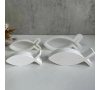 Honseadek Silicone Making Birthday 3d Diy Candle Fish-shaped - Heat-resistant Flexible for Casting for Ideal for Candle Wedding Valenti (A)