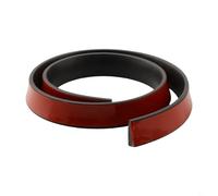 Honseadek Silicone Ramp Strip Threshold Transition for Robot Vacuum Cleaner Self-Flexible Door Barrier Water Retaining Strip 3cm Wide 1.5cm High(Black)