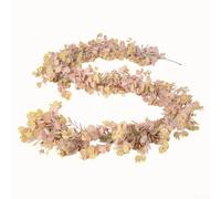 Honseadek Simulated Eucalyptus Rattan Vine 175CM - Green Artificial Flower Plant for Wedding Home Decor, Year-Round Floral Décor with Realistic Leaves(E)