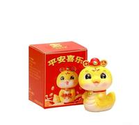 Honseadek Snake Figurine for Home Decor | Gold Resin Year of the Snake Sculpture | Symbol of Good Luck and Abundance | 2025 Chinese New Year Decoration(Small(cute))