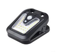 Honseadek Solar Clip On Light, 12X10X5Cm | 12X10X5Cm, Solar-Powered Wall Lamp With Motion Sensor, Plastic Material, For Garden, Patio, Garage