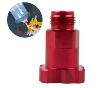 Honseadek Spray Cup Adapter, For M16 x 1.5mm External Thread Connector, Aluminium for Automotive Paint Systems, Compatible with Gravity Feed Spray