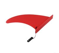 Honseadek Surfboard Tail Fin 9 Inch, Nylon Slide-in Replacement Fin for Paddle Board and, Plug-in with Removable Tracking System for(red)