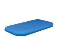 Honseadek Swimming Pool Cover Rectangular Heavy-Duty 240GSM PE UV Protection with Grommets All-Weather Heat Retention Pool Safety Cover for Outdoor Pools(Blue 305×183cm)