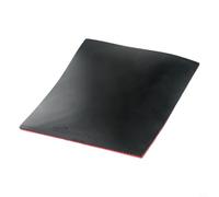 Honseadek Table Tennis Rubber Sheet for Ping Pong Paddle Racket with High Elastic Sponge 2.2mm Thickness Black Red Color All-Round Play Control Spin and Speed(Black)