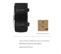 Honseadek Tank Protective Sturdy for Camping - 1000d Nylon to Anti-collision Cover for Small Canisters Long Large - Black to Carry Cover Clean(tank cover)