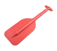 Honseadek Telescoping Paddle with Collapsible, Adjustable 53-108.5 cm Aluminum Alloy Shaft for Boat Canoe Rafting, Reinforced Plastic Blade, T-Handle, 465g Lightweight Oar (Red)(red)