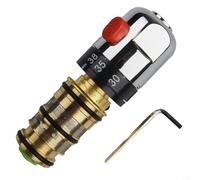 Honseadek Thermostatic Cartridge and Bath for Lever Mixer Single Having Brass Construction Replacement Safety Stop at 38°c Valve Shower Thermost