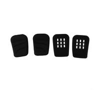 Honseadek Triathlon Handlebar Armrest Pads, Closed-Cell Polyethylene Foam Elbow Rest Cushions for Aerobars, Quick-Release Replacement Pads, 103x77mm, Black, 2-Pack