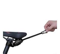 Honseadek Tunable 100kg Weight Length Retractable Parent-child Rope Traction 5m for Cycling for Maximum Tow 2. Black