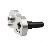 Honseadek V-Brake Extension Seat Adapter for Bicycle Frame and Front Fork - 22mm Aluminum Alloy Brake Mounting Spacer for Wheel Size Conversion(Silver)