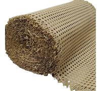 Honseadek W Mesh Roll Sheet Plus Caning Furniture for Chairs Webbing Fabric Diy Projects Natural Coffee Color 35cm/40cm/45cm/50cm/60cm Rattan (K)