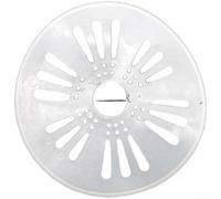 Honseadek Washing Machine Spin Dryer Pressing Plate Soft Inner Cover for Twin Tub Semi-Automatic Laundry, Plastic Clothes Press Lid to Improve Water Extraction Efficiency, White(D)