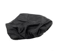 Honseadek Waterproof Bicycle Basket Liner And Saddle Cover Set, Rainproof Oxford Cloth Protector For Front And Rear Bike, Dust And Mud Shield With Elastic Collar, Black