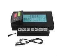 Honseadek Wind-Resistance Exercise Bike Counter Display Replacement Monitor Speedometer, LCD Monitor Speedometer, Multi-Function Fitness Counter Display