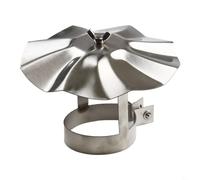 Honseadek Wood Stove Chimney Pot Roof Cowl Umbrella Hat Stainless Steel Pipe Rain CapCover(102mm)