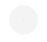 Honseadek Wooden Wall Blank Clock Face 5mm Thick DIY Replacement Parts for Quartz Movement Clocks in 8, 10 and 12 Inch White Round Shapes(20cm)