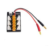 Honseadek XT30 Parallel Charging Board for 1S-3S Lipo Battery Packs, High Current 80A PCB with Short Circuit Protection, Expansion Board Compatible with B6 and B6AC