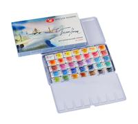 Honsell White Nights Artist Watercolour Set 35 Colours in Metal Case