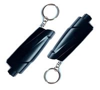 Honsheng Car Emergency Window Glass Breaker and Seatbelt Cutter Rescue Me Safety Hammer Keychain Vehicle Car Escape Rescue Punch Tool Window Breaker for Underwater and Land, Pack of 2