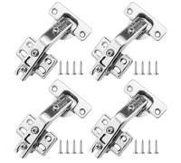 HONSNKS 4 Pack Lazy Susan Hinges, 135 Degree Kitchen Cabinet Hinges, Full Overlay Concealed Corner Cabinet Hardware for Corner Kitchen Cabinet, Cupboard Folded, Folden Door