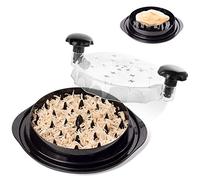 HONSREO Chicken Shredder, Professional Chicken Breast Shredding Tool Twist with Transparent Cover, Meat Shredder, Ergonomic Handle, Easy Cleaning, Anti-slip, Heat Resistant, BPA Free