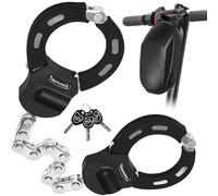 Honszex Electric Scooter Locks, E Scooter Handcuff Chain Lock, 23.62inch Anti-Theft Lock for Electric Scooter, High Security Locks for E Scooter, E Roller, with Keys and Scooter EVA Waterproof Bag