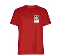 Honus Wagner 33 Jersey Frame Men's T-Shirt - Red / M