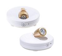 HONWELL Wireless Spotlight Battery Operated LED Puck Lights, Touch Closet Light, Stick on Wall Hallway Basement Entrance Perfect Adjustable Direction Light for Artwork Decorative