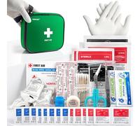 HONYAO 125 Pcs First Aid Kit Waterproof, Portable Survival Kits, Emergency Compact First Aid Bag - Safety Essentials for Travel Camping Car Home Outdoor Workplace Kids Hiking Motorbike Cycling