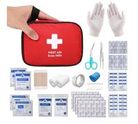 HONYAO First Aid Kit 90 Pcs Small Travel FirstAid Bag Mini Compact Survival